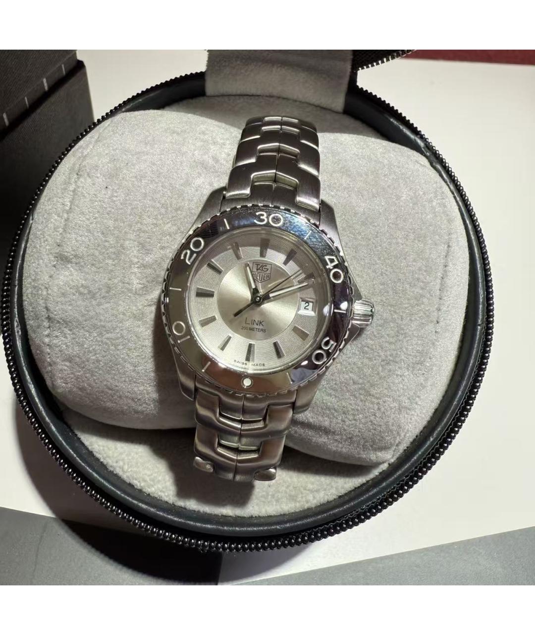 TAG HEUER Серебряные часы, фото 3