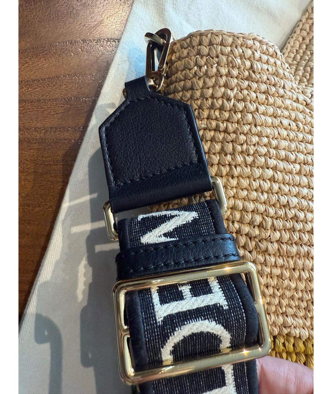 LOEWE Бежевая пелетеная пляжная сумка, фото 6