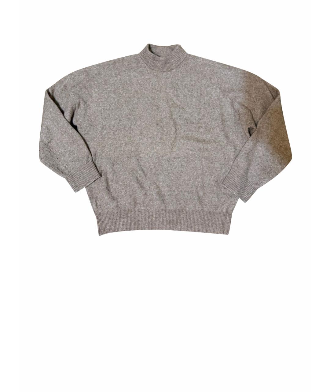 IRO Бежевый замшевый джемпер / свитер, фото 1