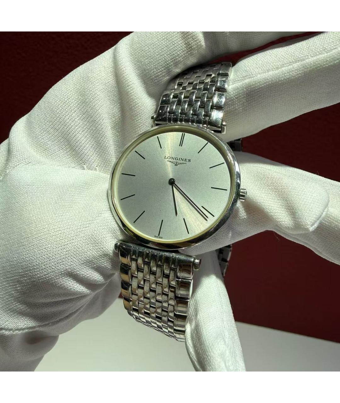 LONGINES Серебряные часы, фото 4