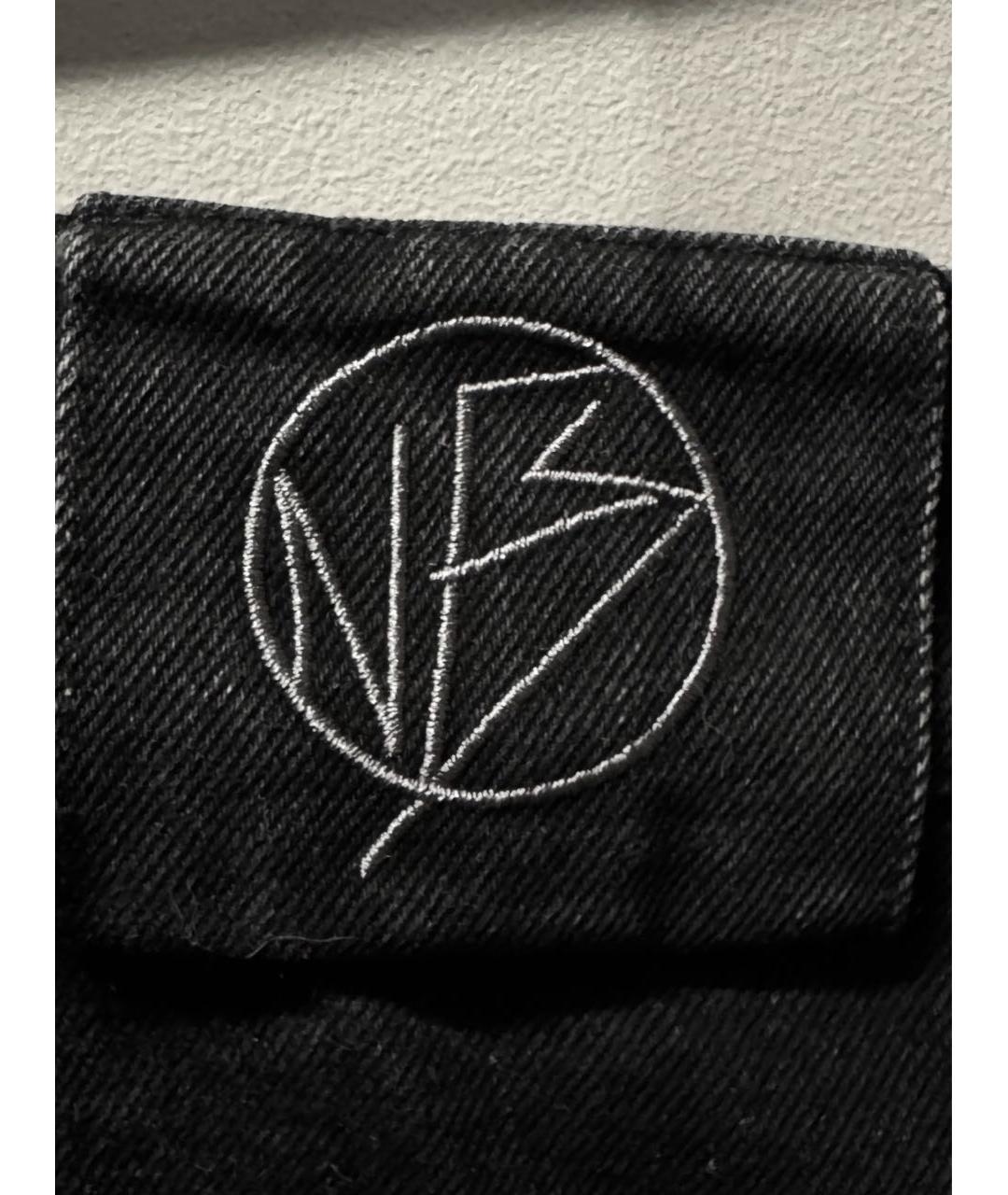 NO/FAITH STUDIOS Черные хлопковые джинсы, фото 3