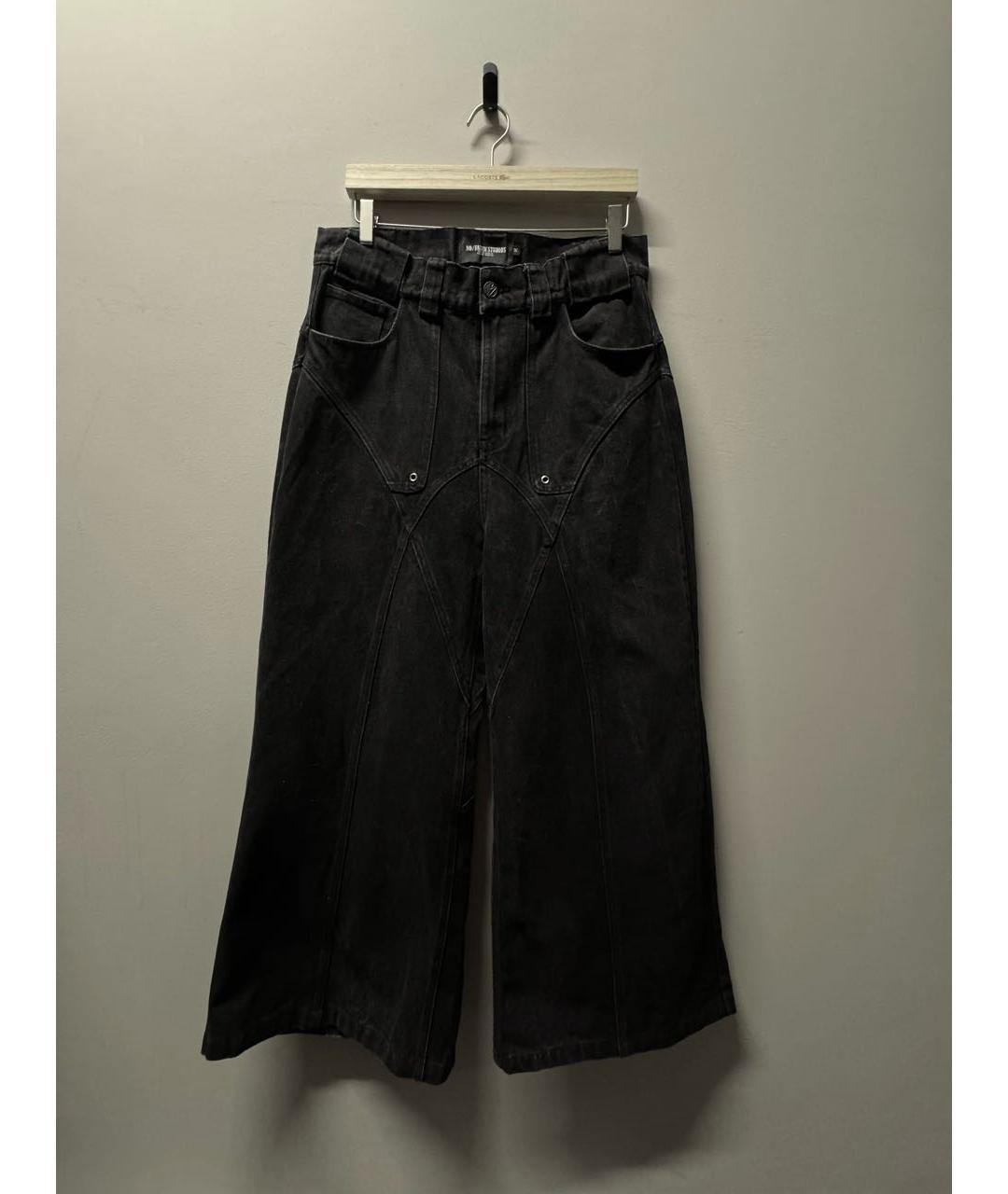 NO/FAITH STUDIOS Черные хлопковые джинсы, фото 6