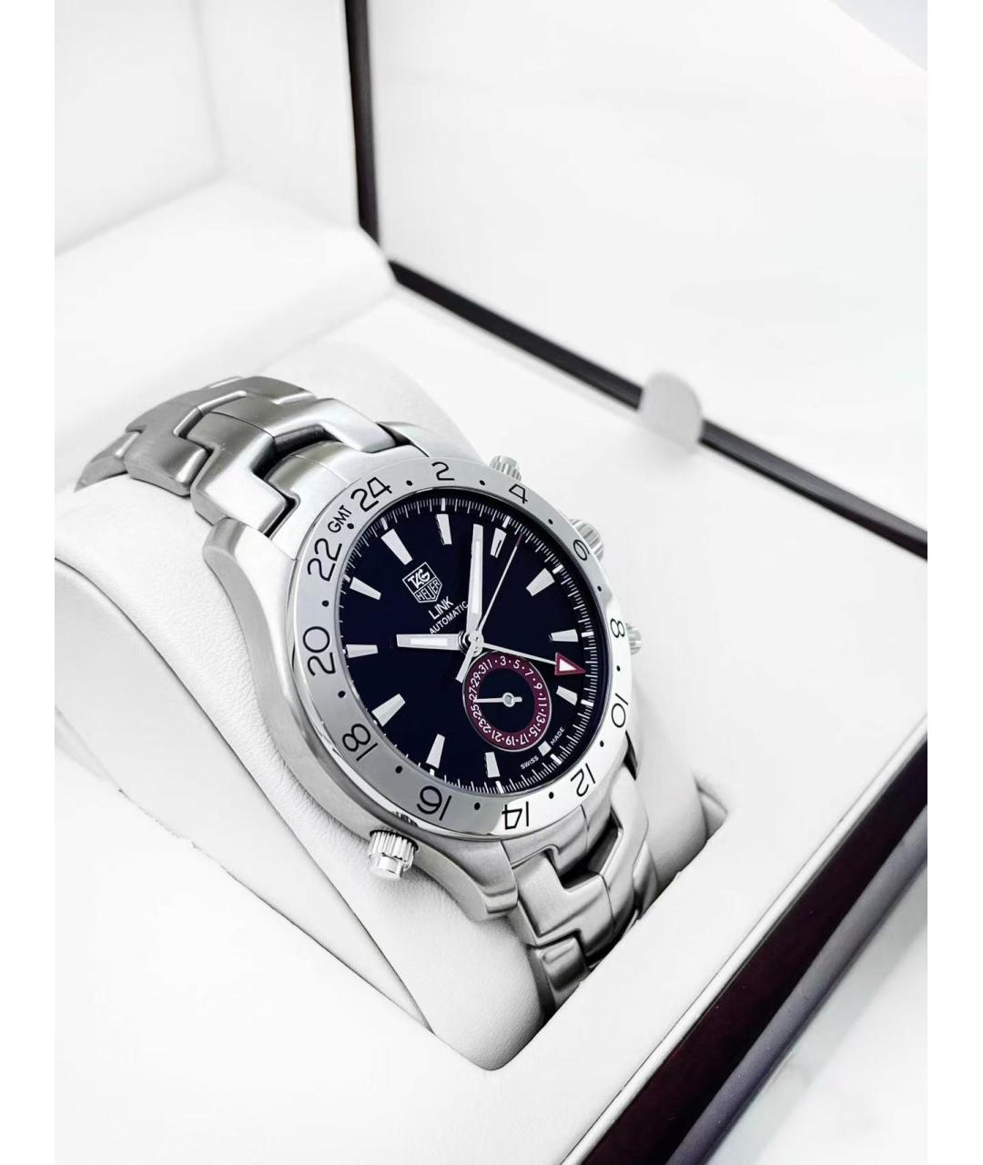 TAG HEUER Серебряные часы, фото 3