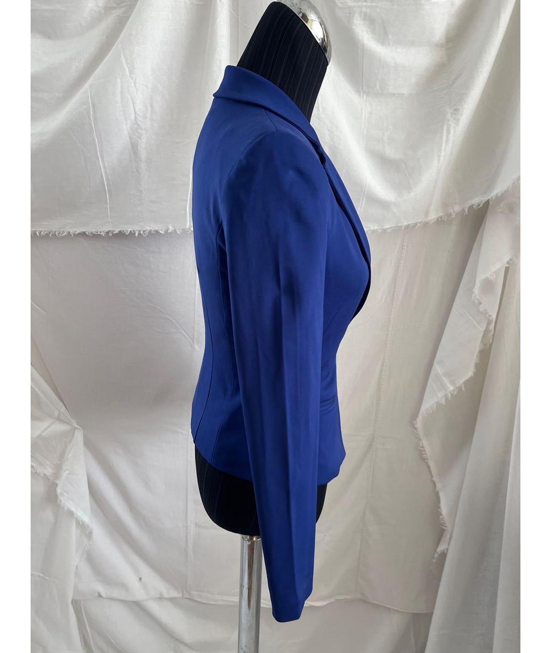 PINKO Синий вискозный жакет/пиджак, фото 4