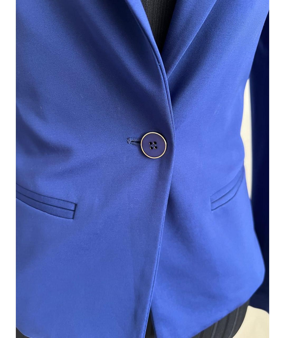 PINKO Синий вискозный жакет/пиджак, фото 7