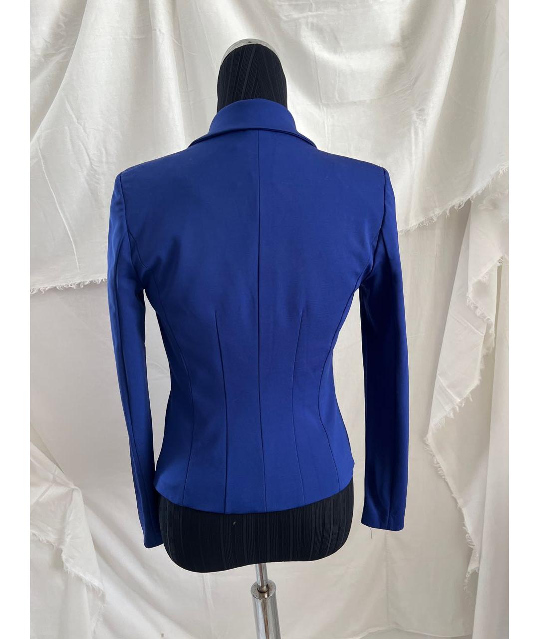 PINKO Синий вискозный жакет/пиджак, фото 2