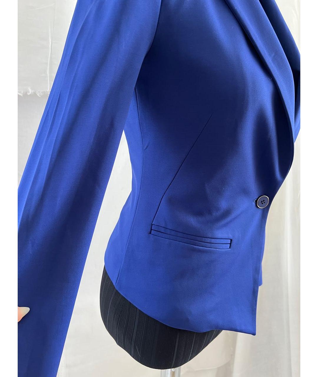 PINKO Синий вискозный жакет/пиджак, фото 8