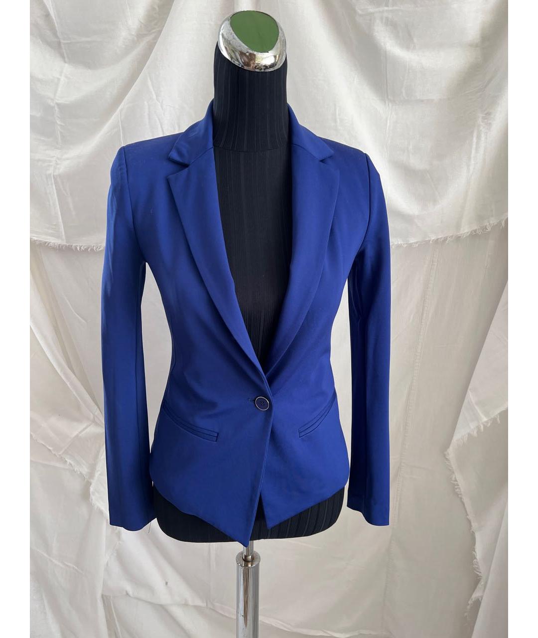PINKO Синий вискозный жакет/пиджак, фото 9