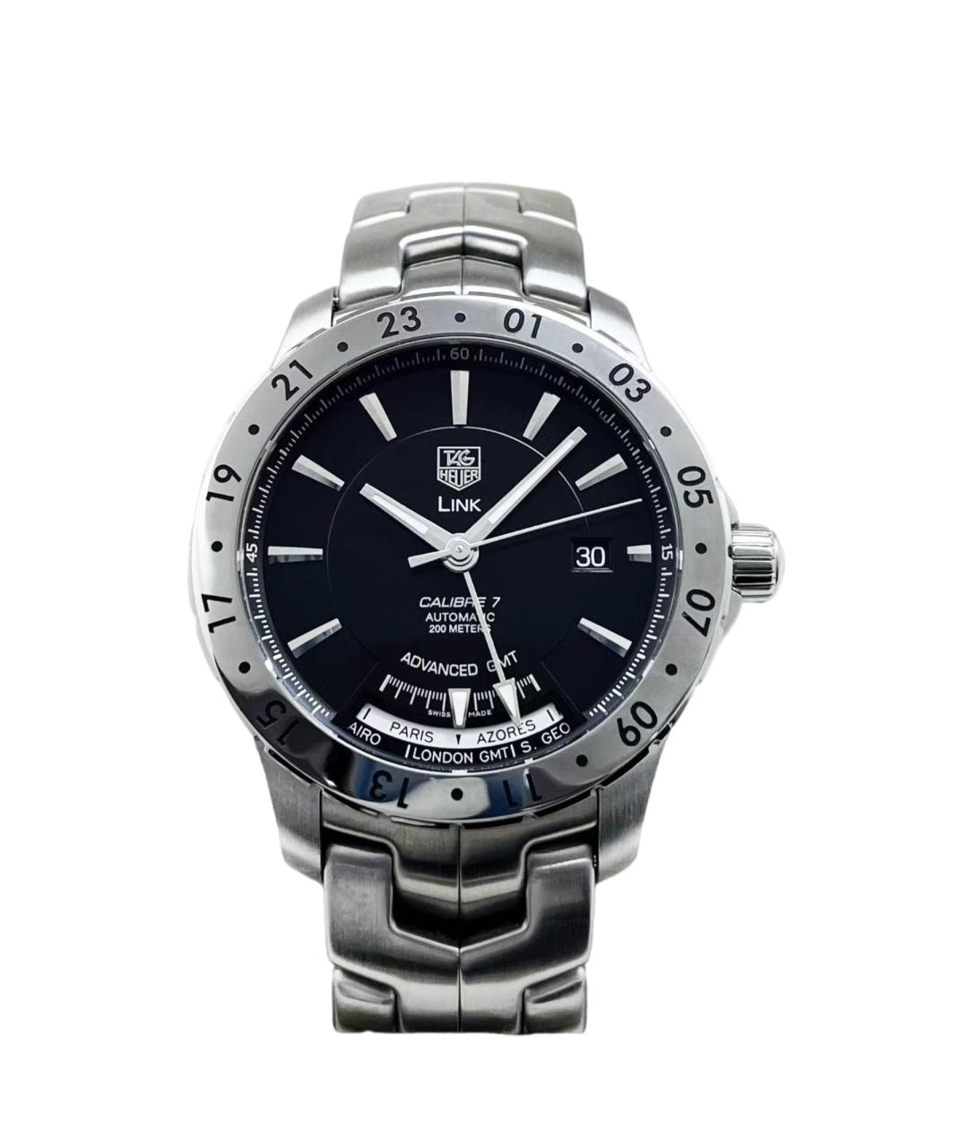 TAG HEUER Серебряные стальные часы, фото 1