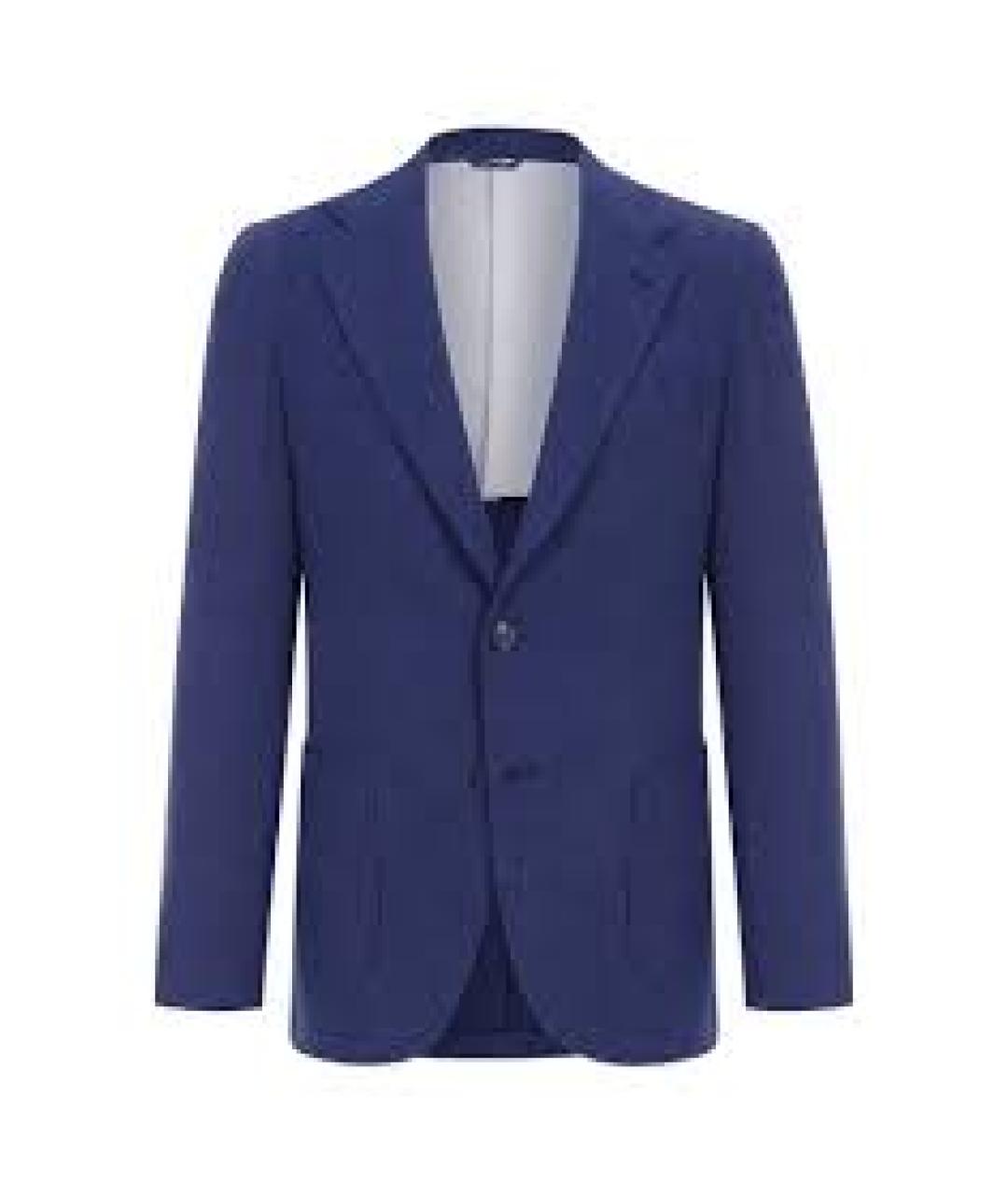 BRUNELLO CUCINELLI Темно-синий кашемировый пиджак, фото 4