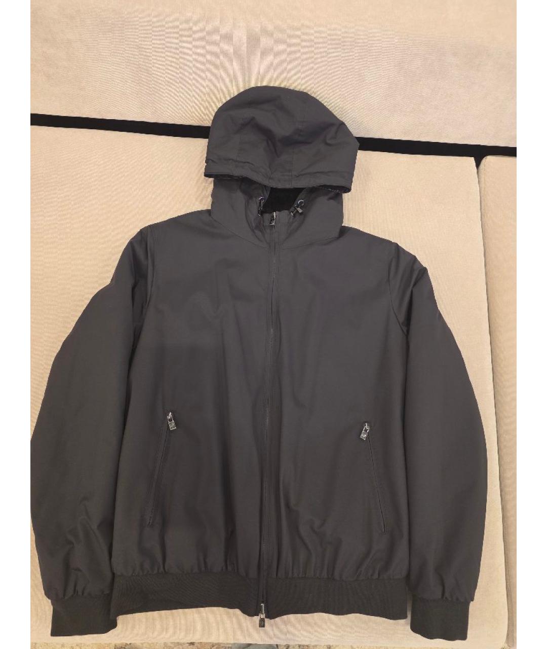 LORO PIANA Черная меховая куртка, фото 10