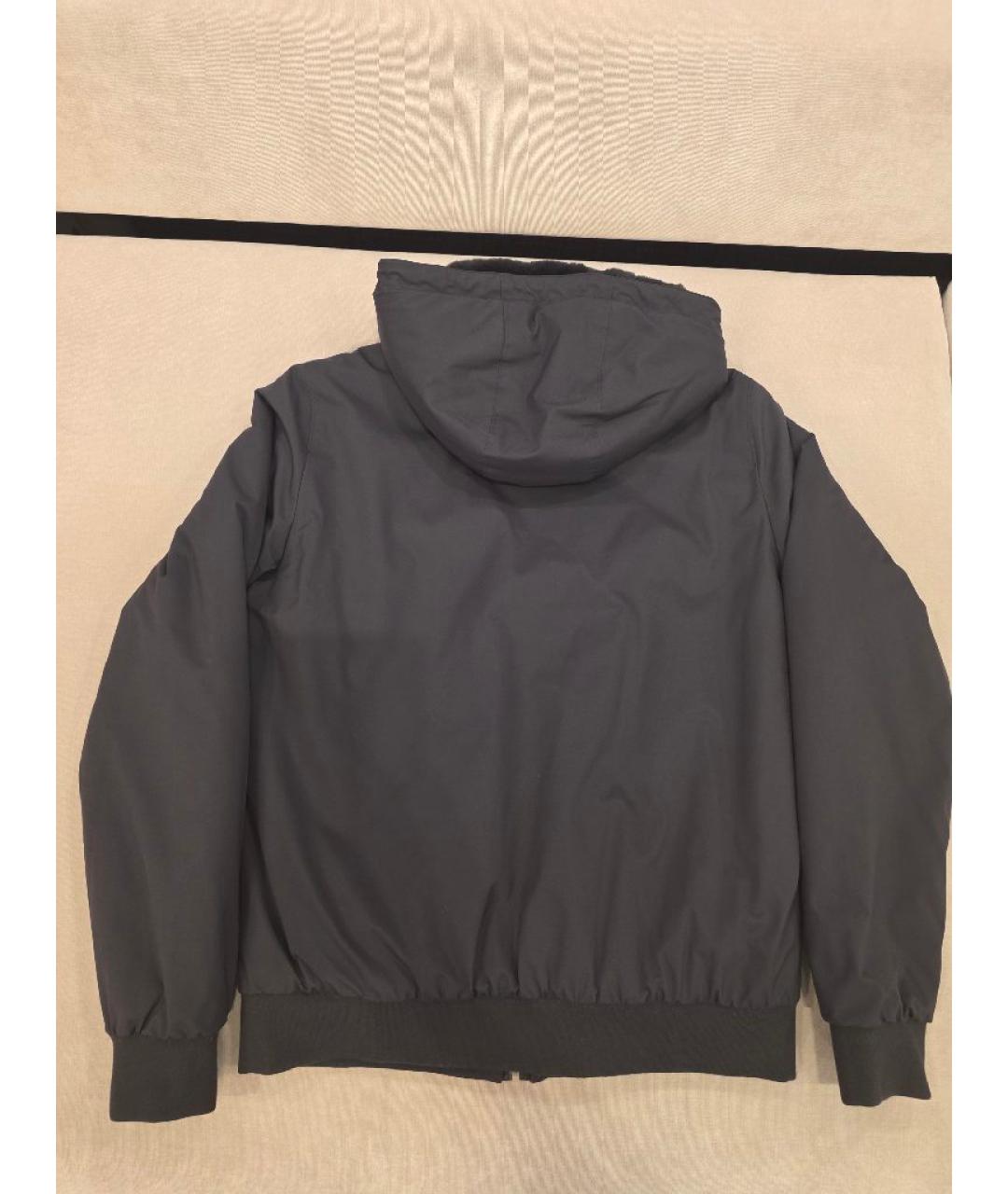 LORO PIANA Черная меховая куртка, фото 2