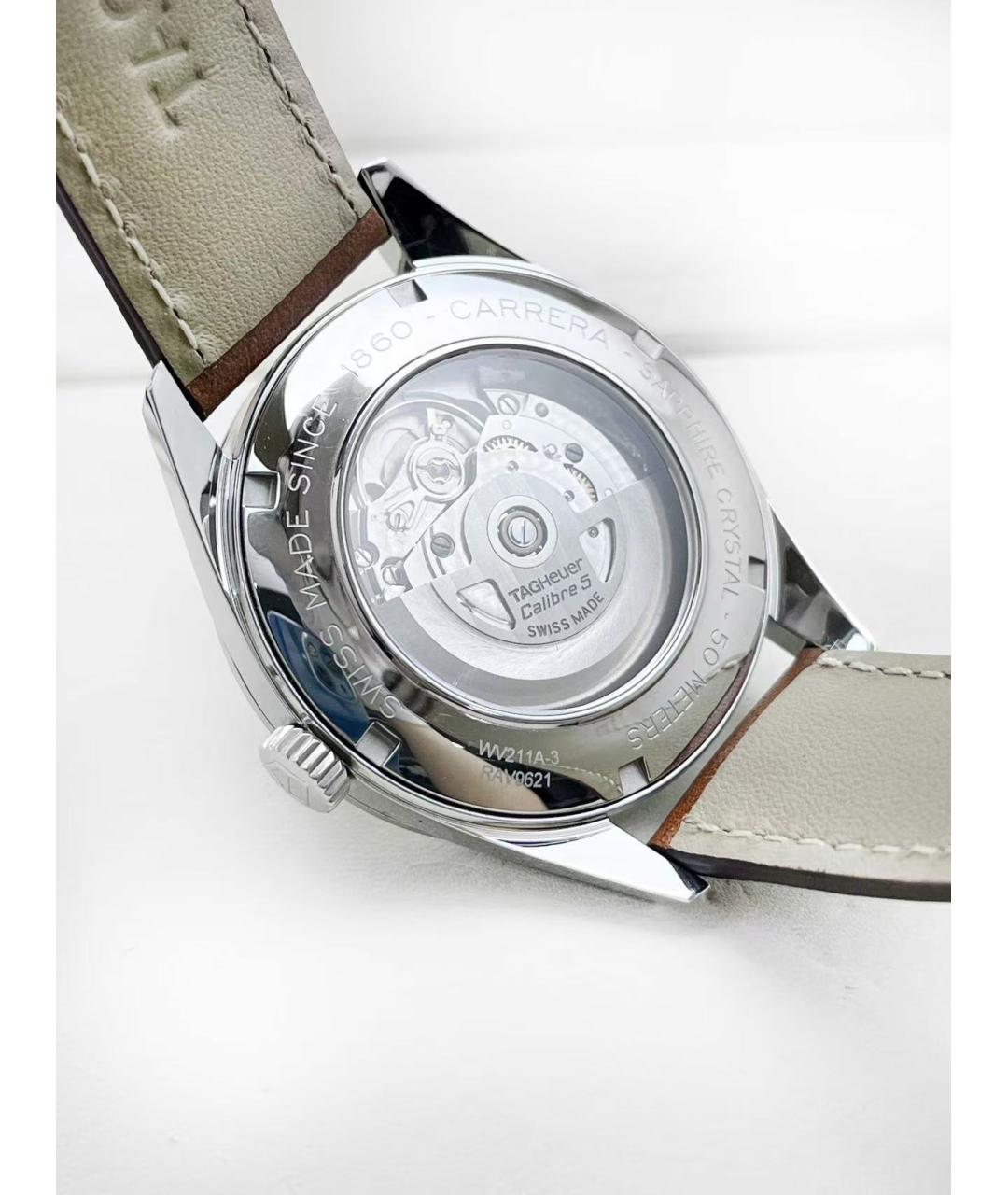 TAG HEUER Серебряные стальные часы, фото 6