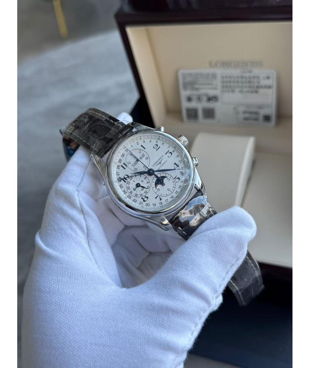 LONGINES Серебряные часы, фото 5