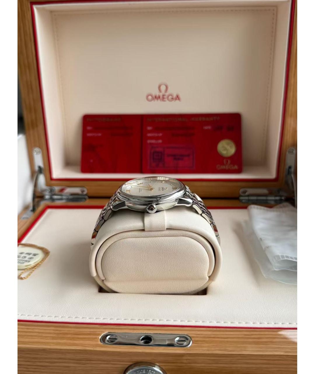 OMEGA Серебряные часы, фото 3