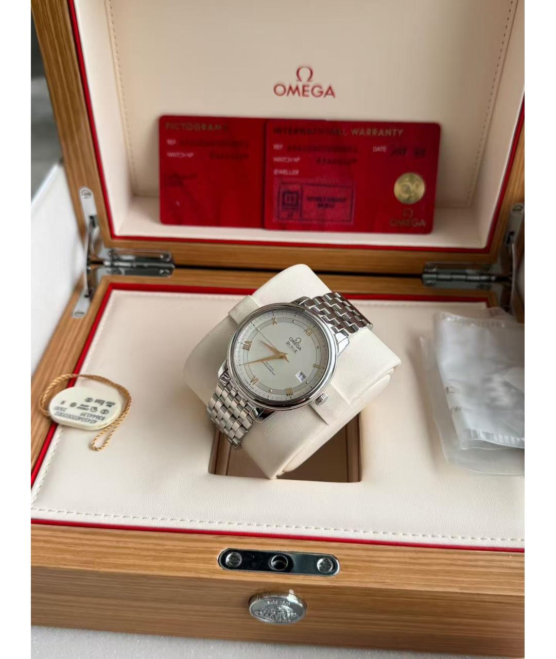 OMEGA Серебряные часы, фото 2