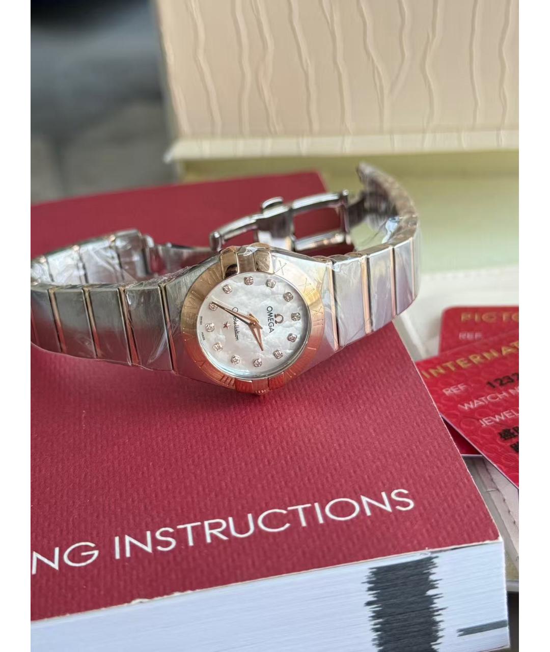 OMEGA Серебряные часы, фото 2