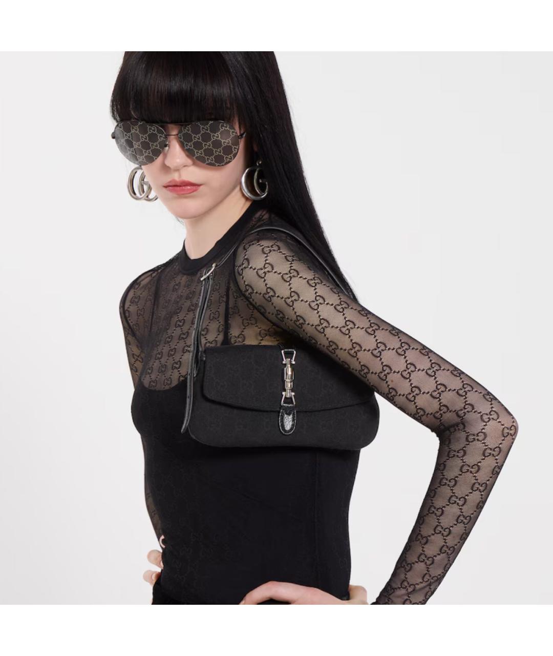 GUCCI Черная сумка с короткими ручками, фото 3