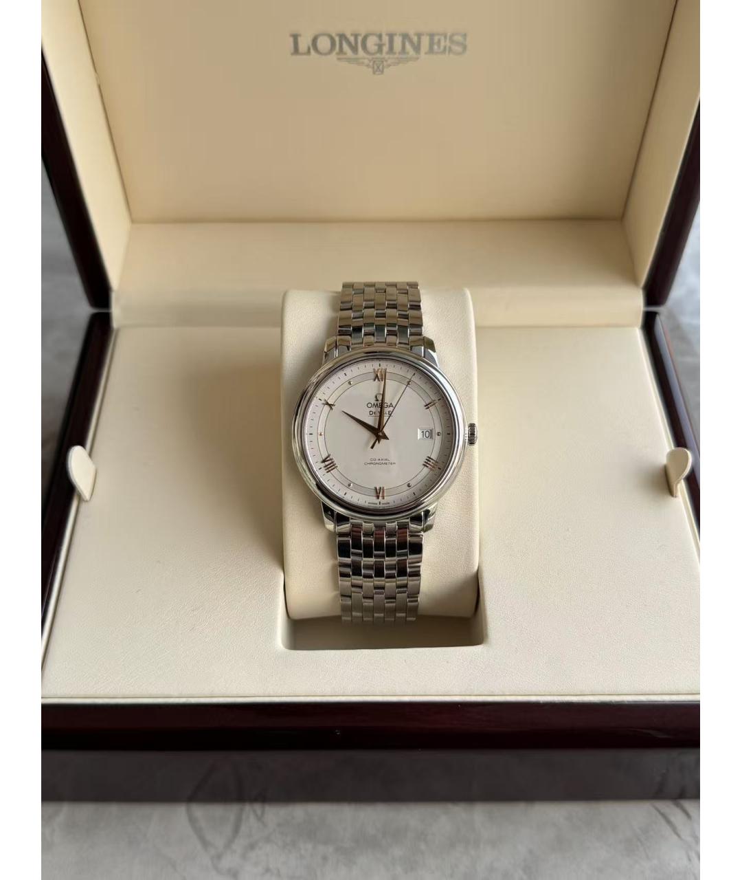 OMEGA Серебряные часы, фото 2