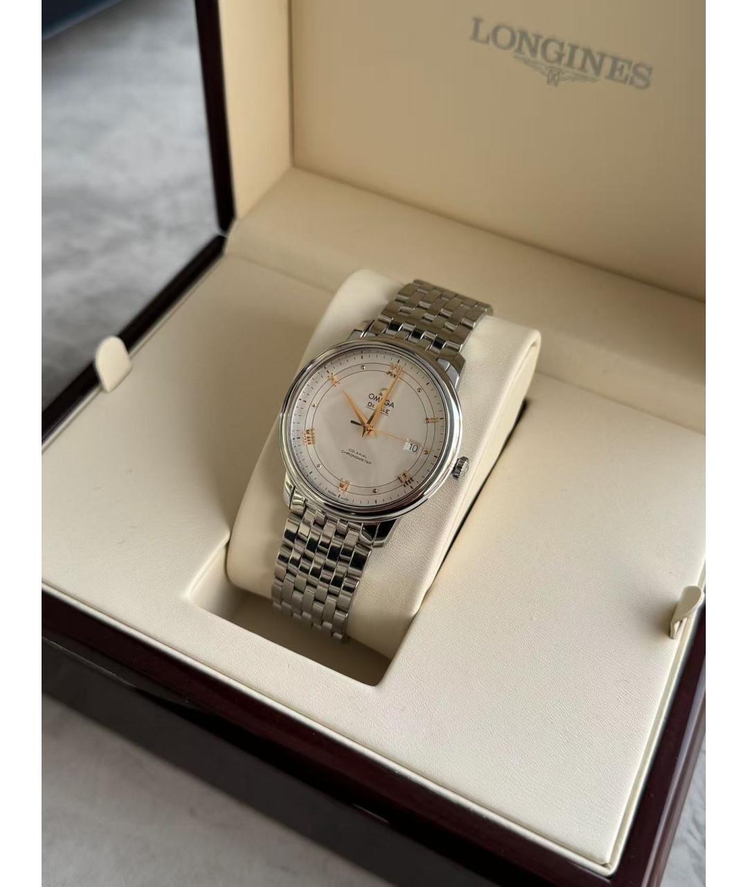 OMEGA Серебряные часы, фото 3