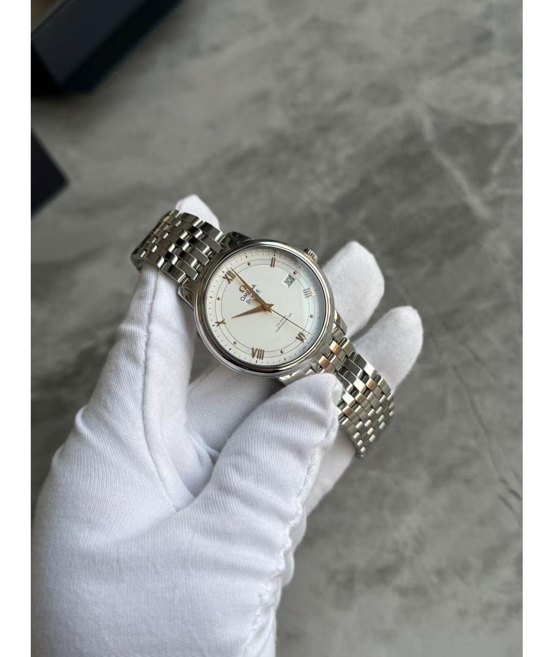 OMEGA Серебряные часы, фото 4