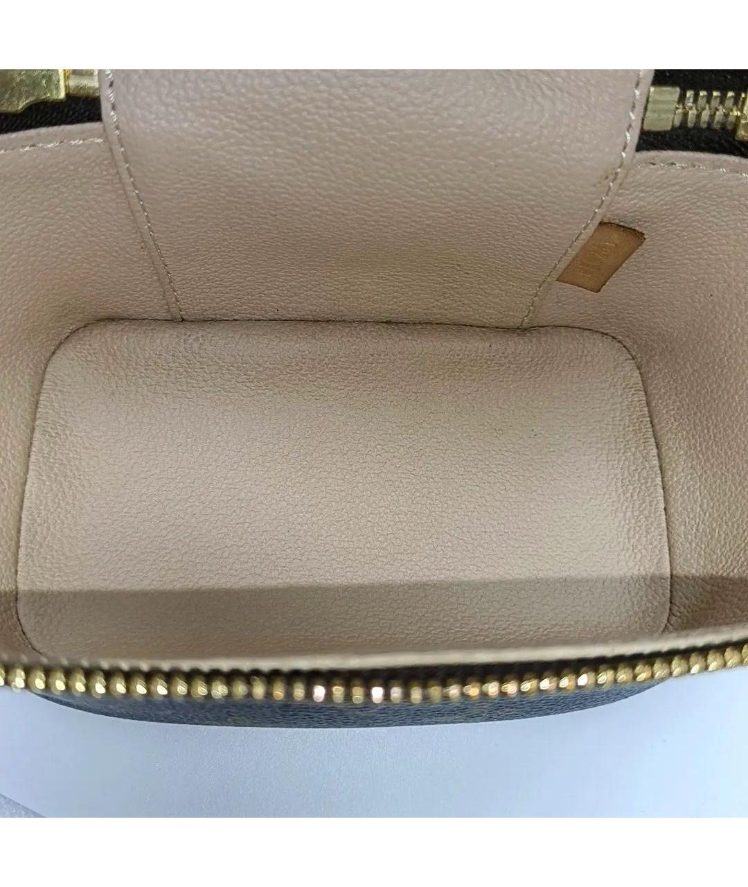 LOUIS VUITTON Коричневая косметичка, фото 4