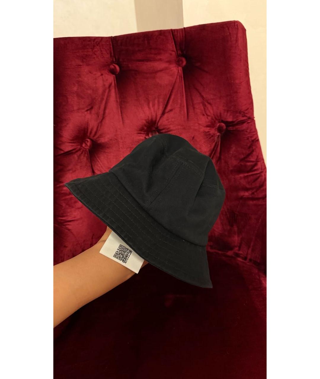 Ami Paris Черная хлопковая панама, фото 6