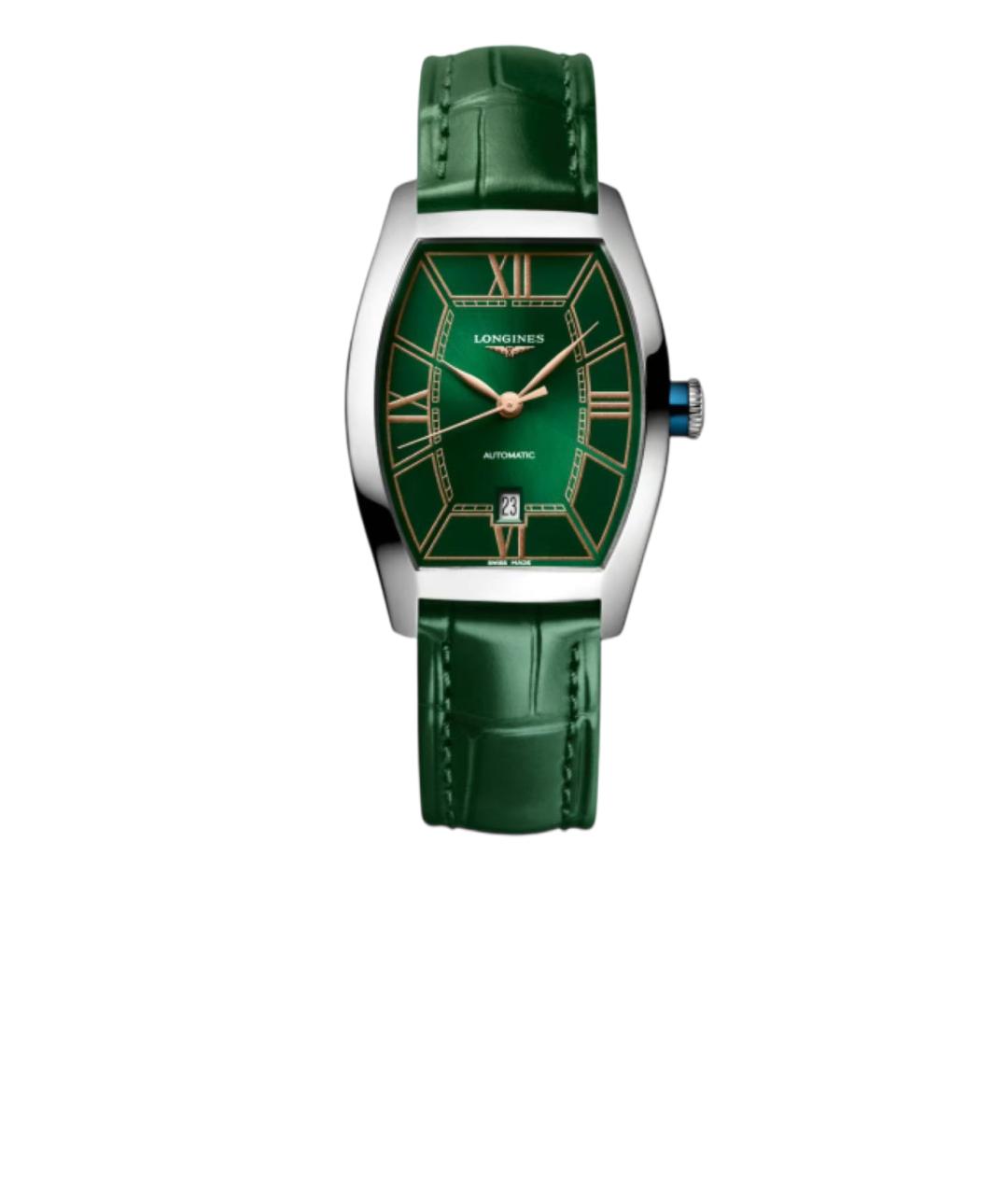 LONGINES Зеленые часы, фото 7