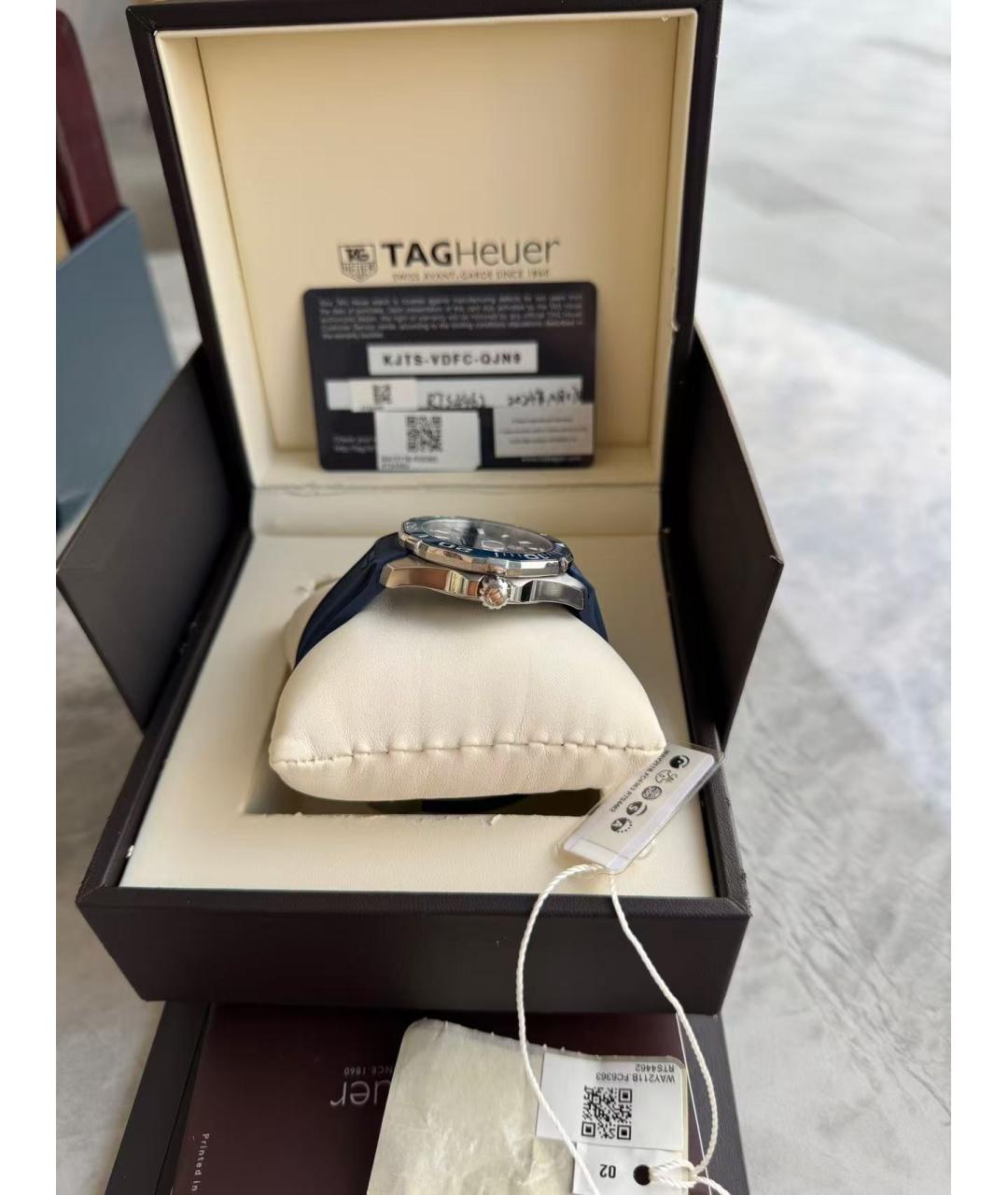 TAG HEUER Серебряные часы, фото 6