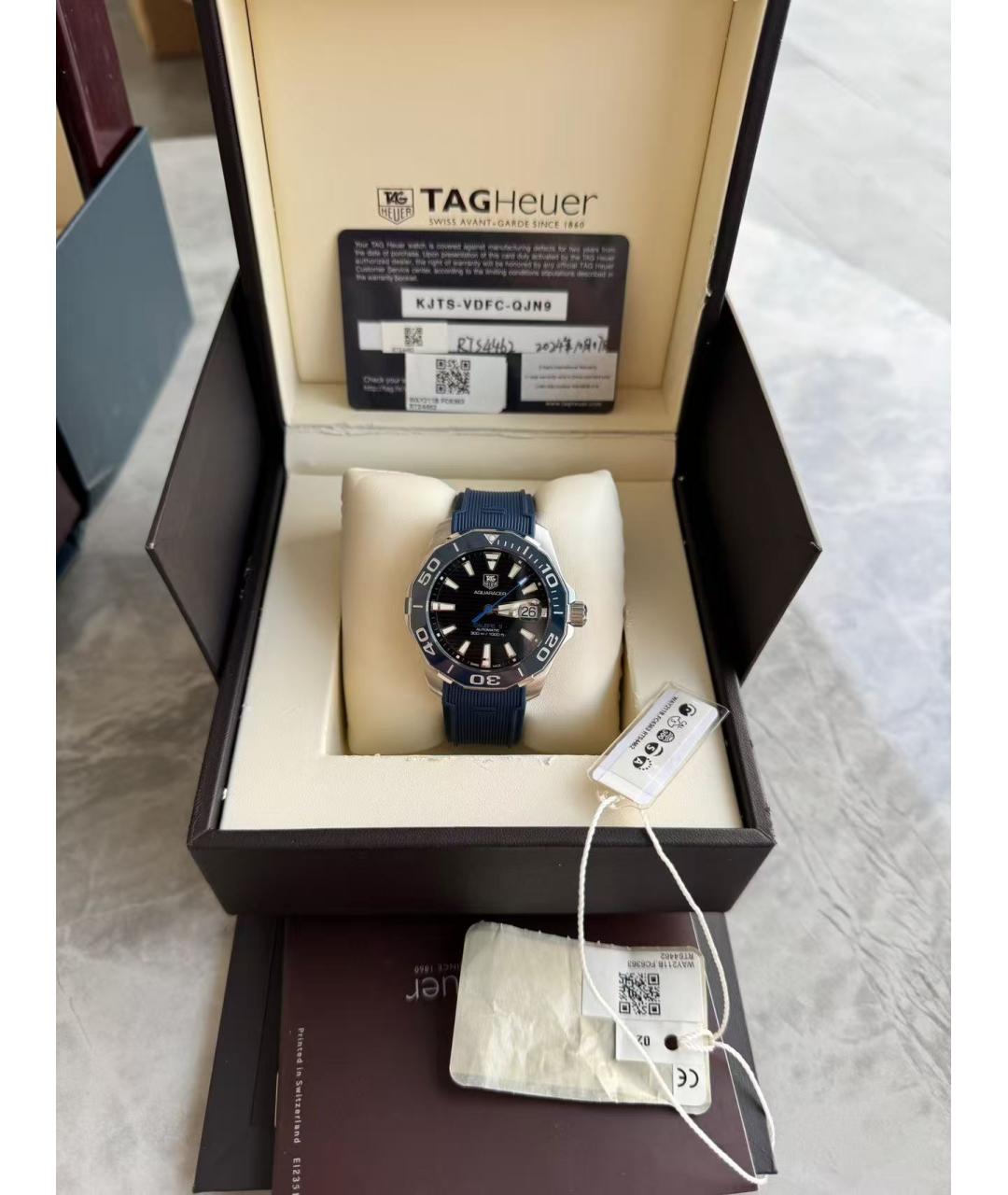 TAG HEUER Серебряные часы, фото 2