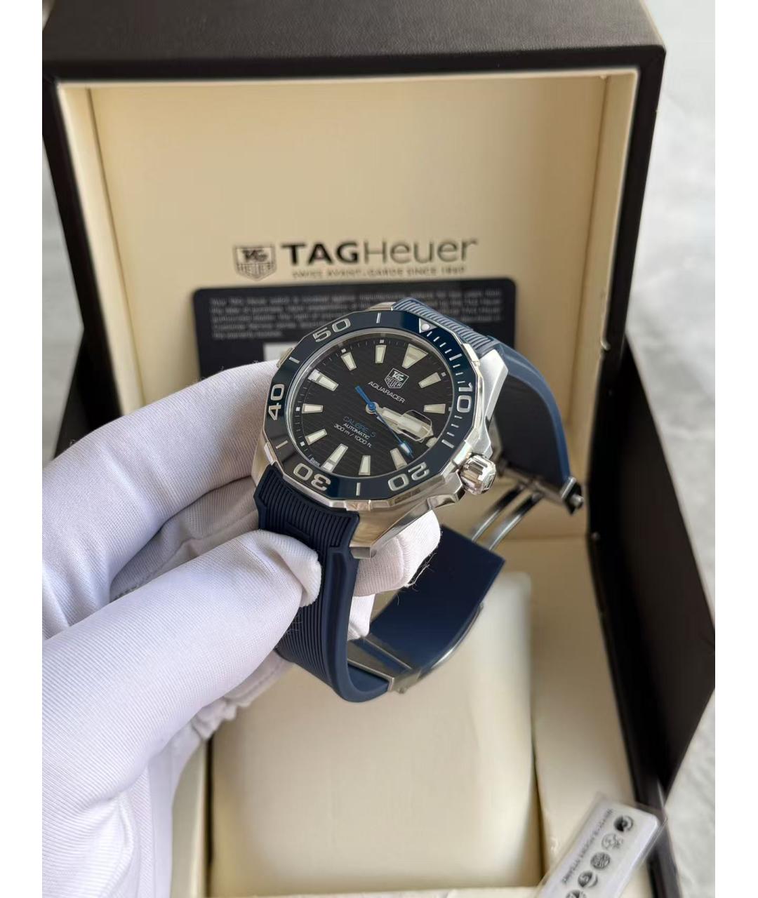 TAG HEUER Серебряные часы, фото 3
