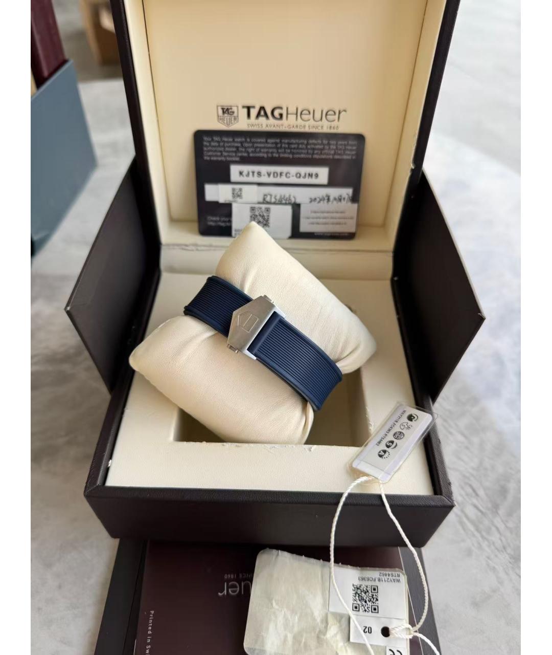 TAG HEUER Серебряные часы, фото 5