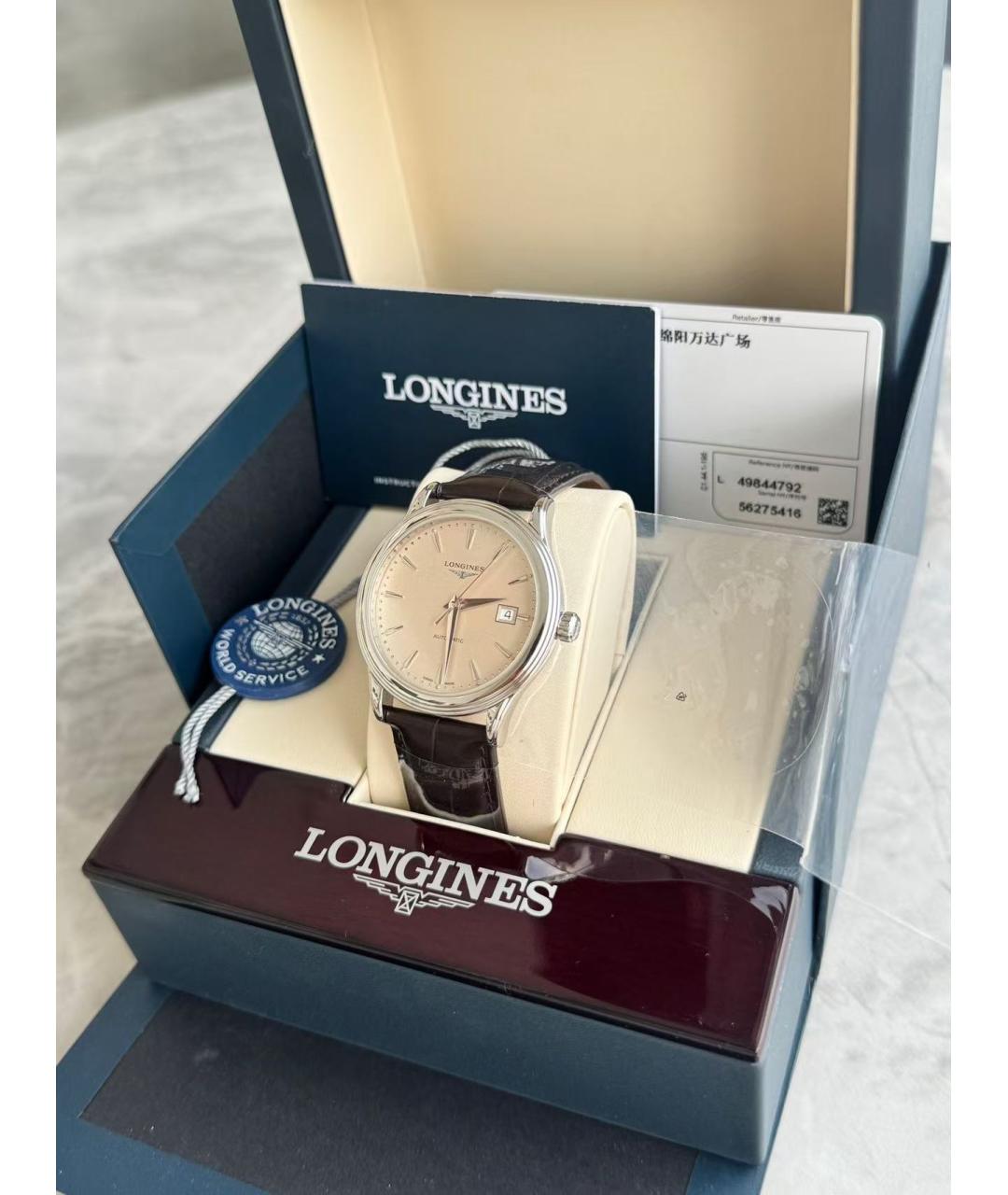 LONGINES Серебряные часы, фото 3