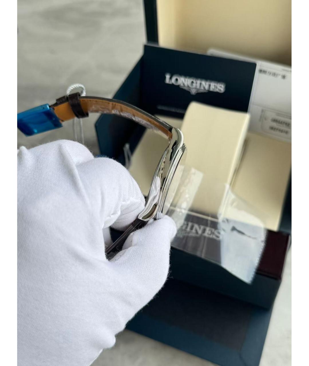 LONGINES Серебряные часы, фото 6