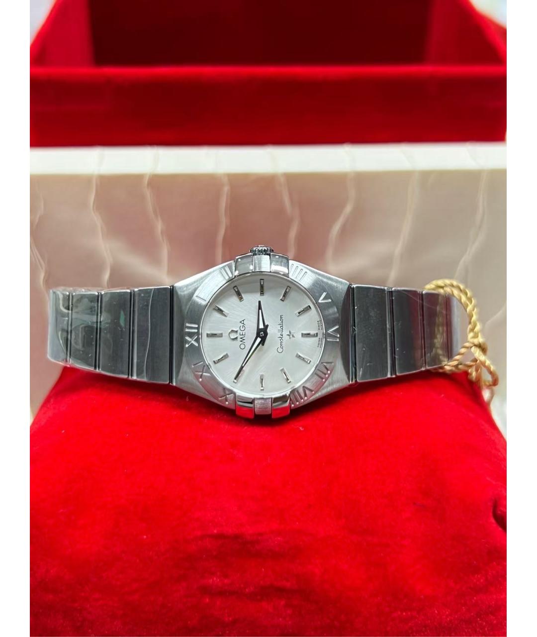 OMEGA Серебряные часы, фото 7