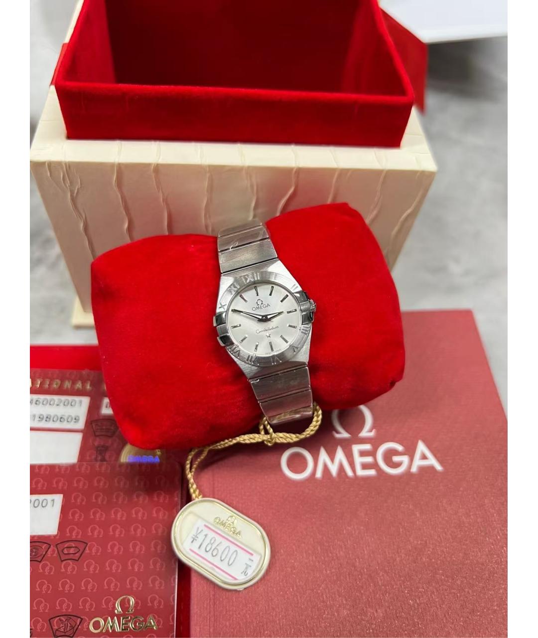 OMEGA Серебряные часы, фото 2