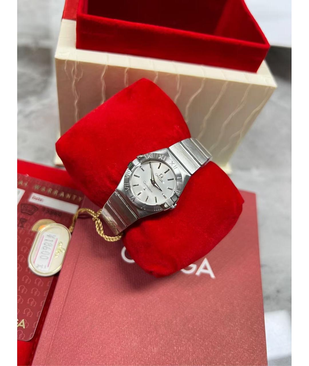 OMEGA Серебряные часы, фото 3