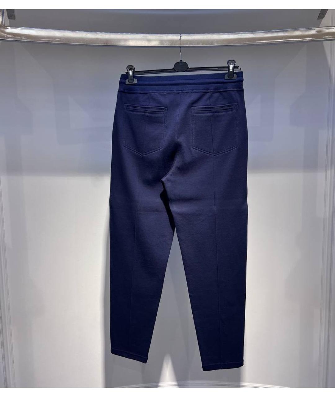 BRUNELLO CUCINELLI Темно-синий хлопковый спортивный костюм, фото 2