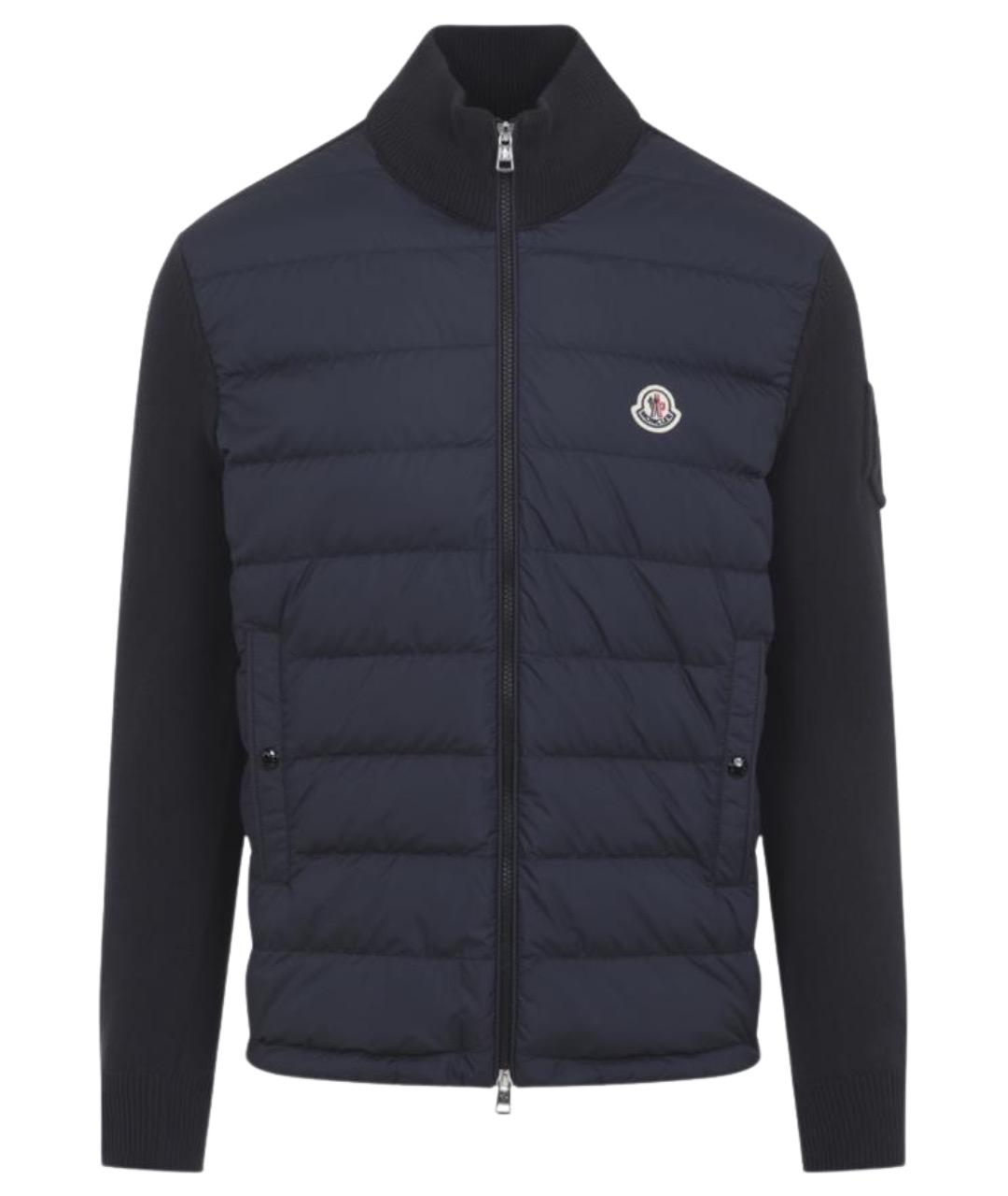 MONCLER Синяя хлопковая куртка, фото 1