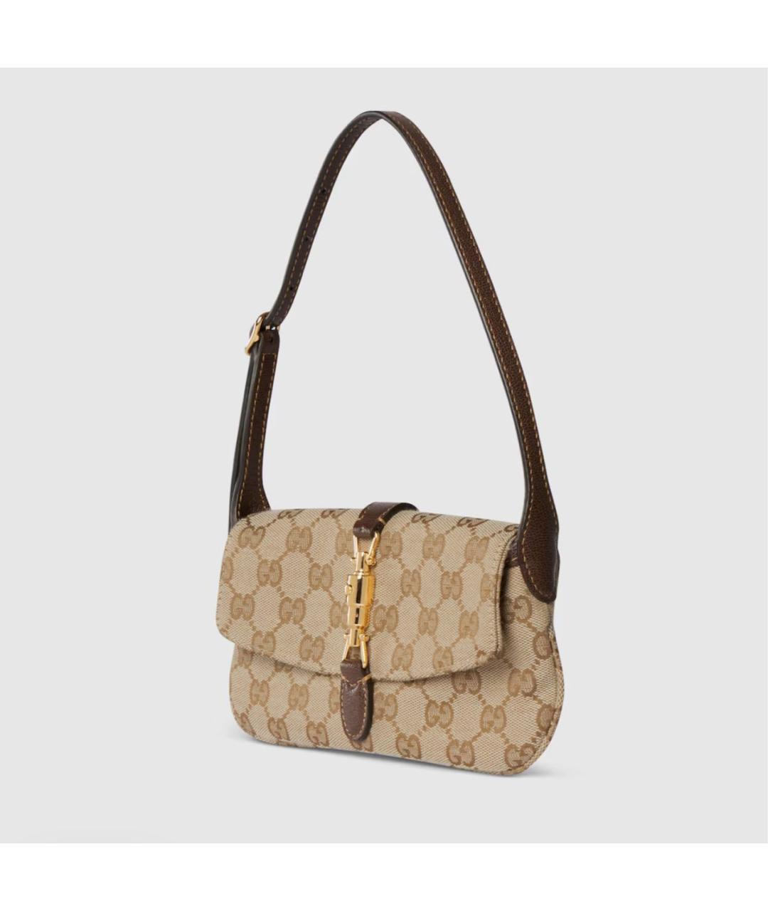 GUCCI Бежевая сумка с короткими ручками, фото 2