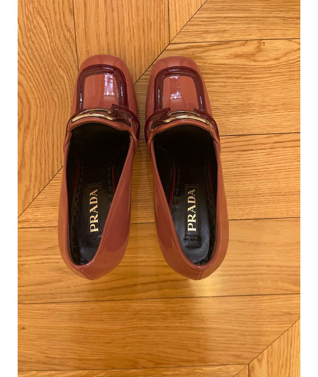 PRADA Мульти туфли из лакированной кожи, фото 3