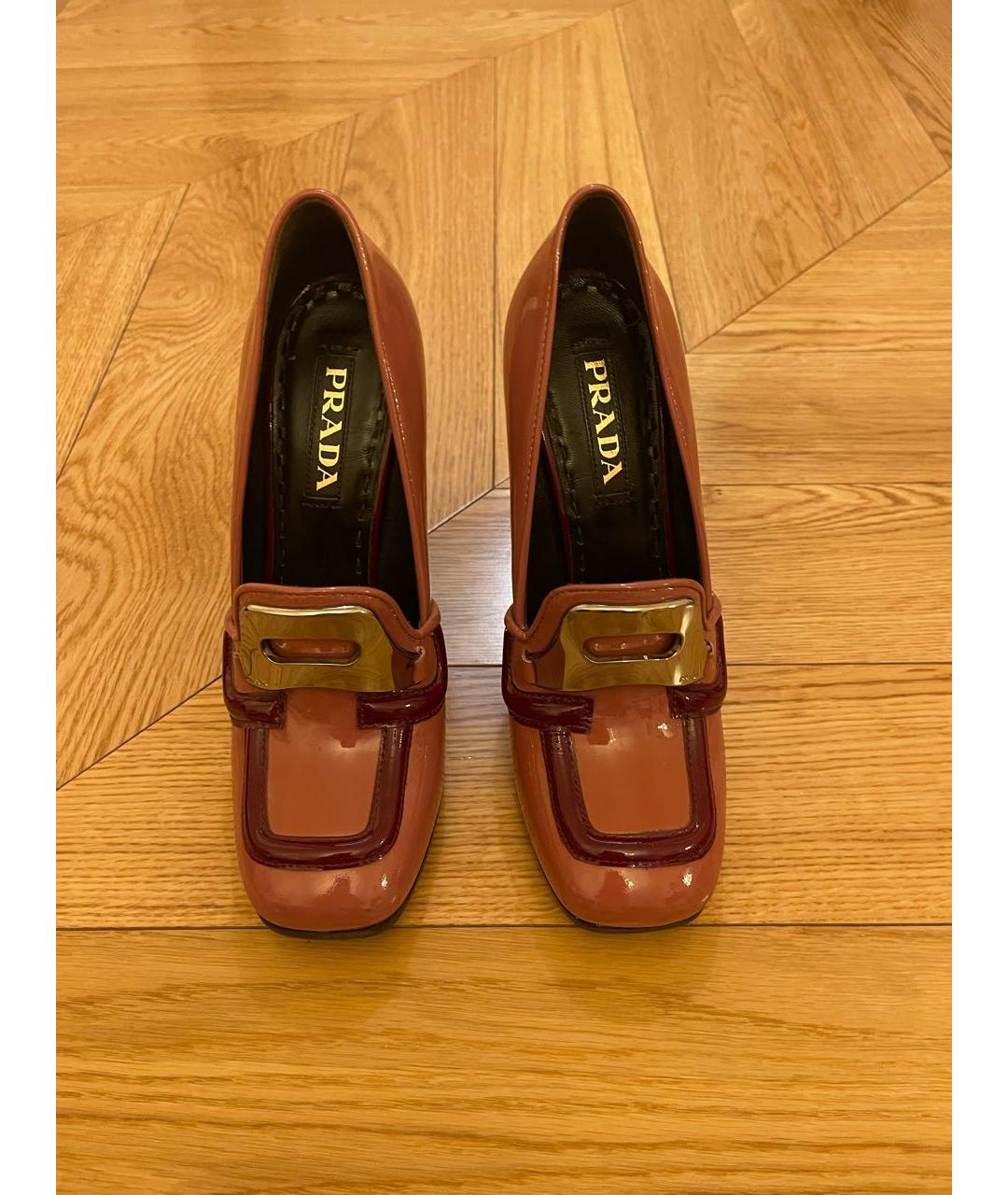 PRADA Мульти туфли из лакированной кожи, фото 2