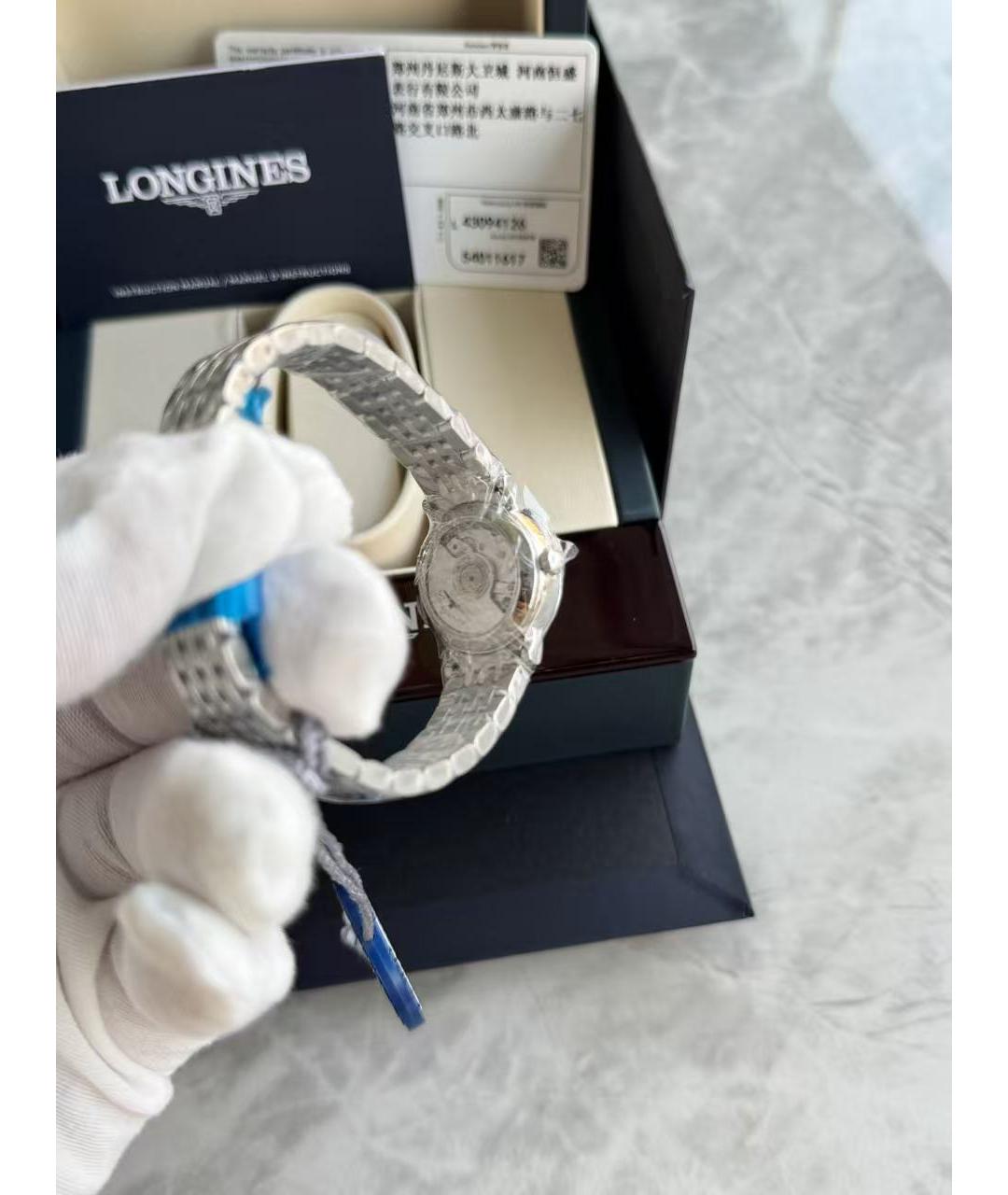 LONGINES Серебряные часы, фото 6