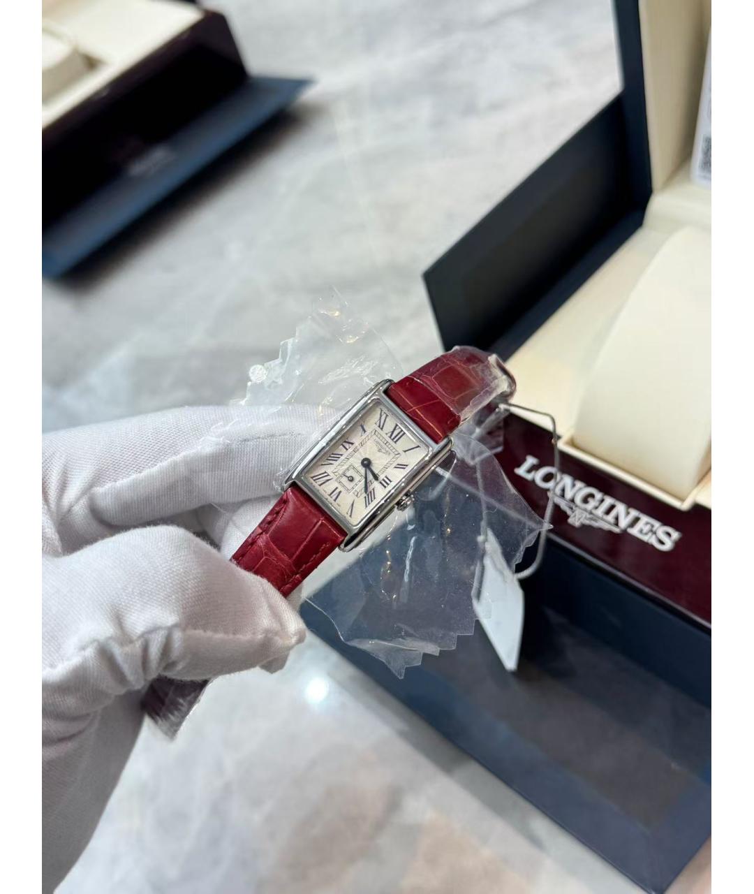 LONGINES Серебряные часы, фото 5