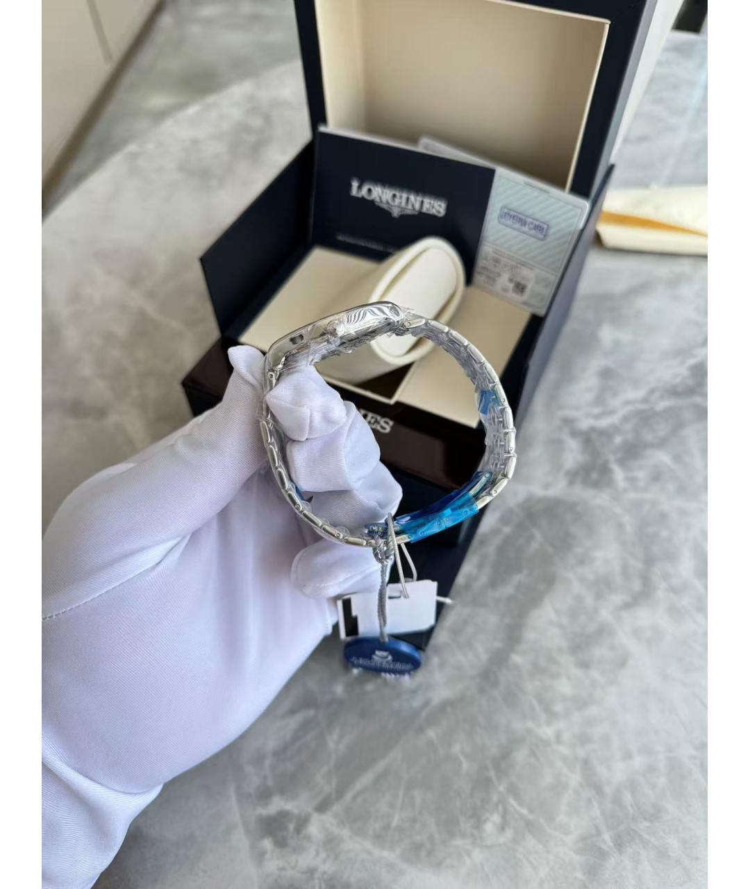 LONGINES Серебряные часы, фото 4