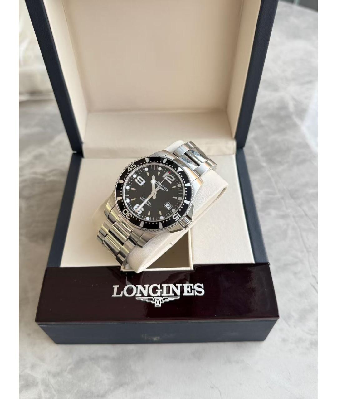 LONGINES Серебряные часы, фото 4