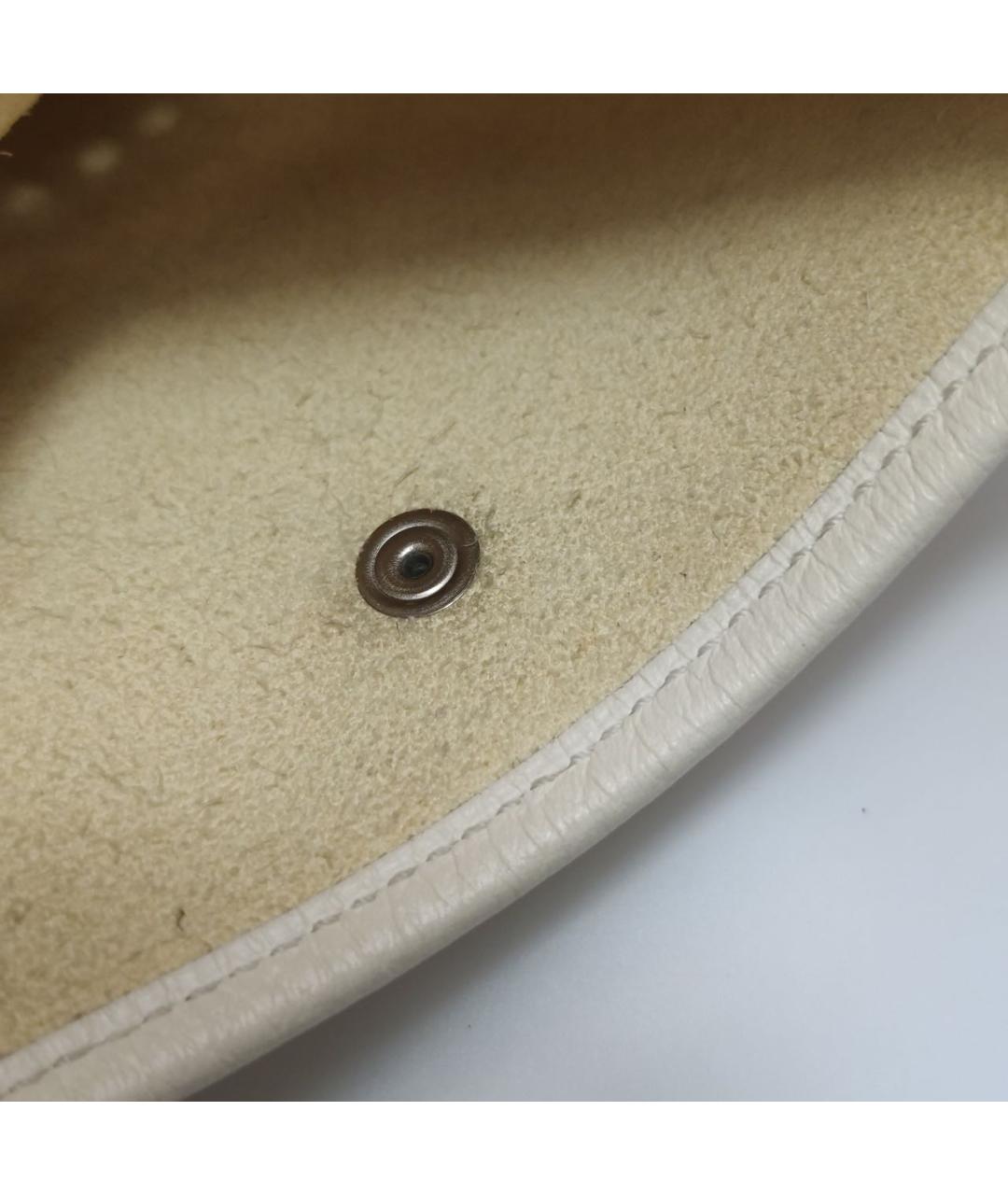 HERMES Бежевая кожаная сумка через плечо, фото 6