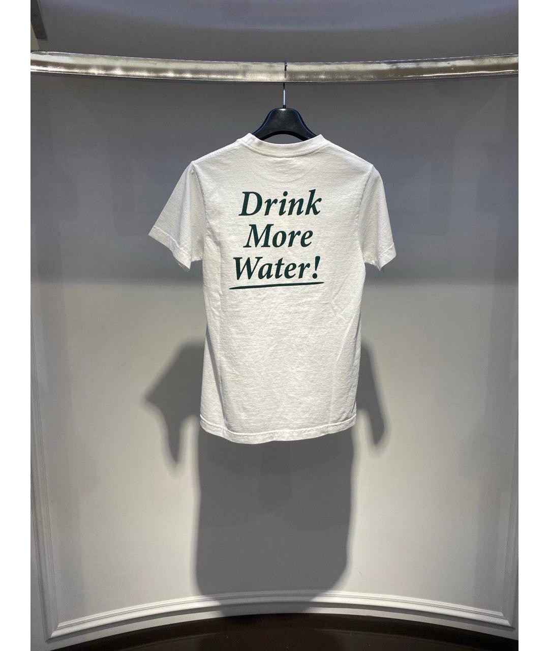 SPORTY AND RICH Белая хлопковая футболка, фото 3