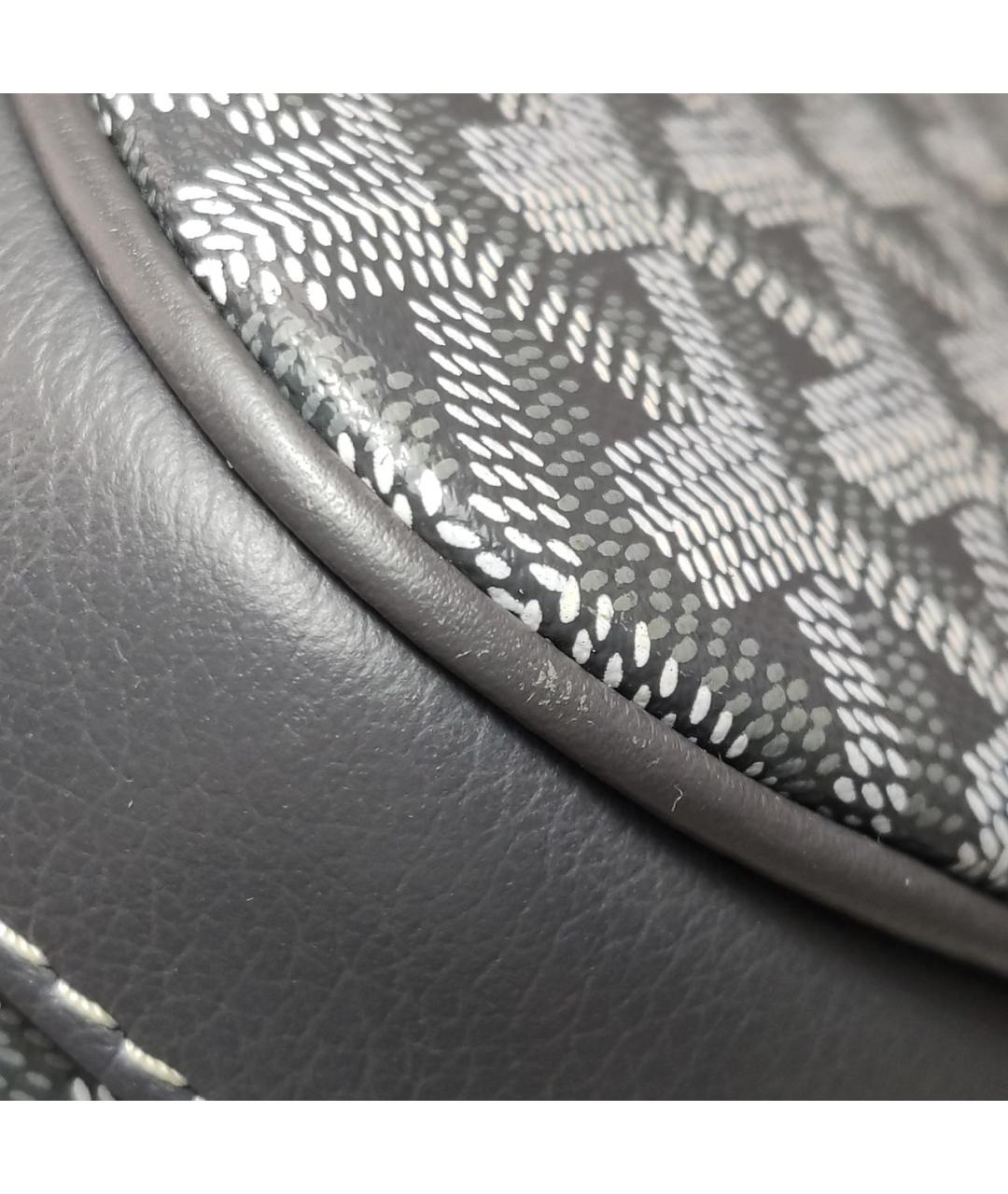 GOYARD Серая кожаная сумка тоут, фото 6