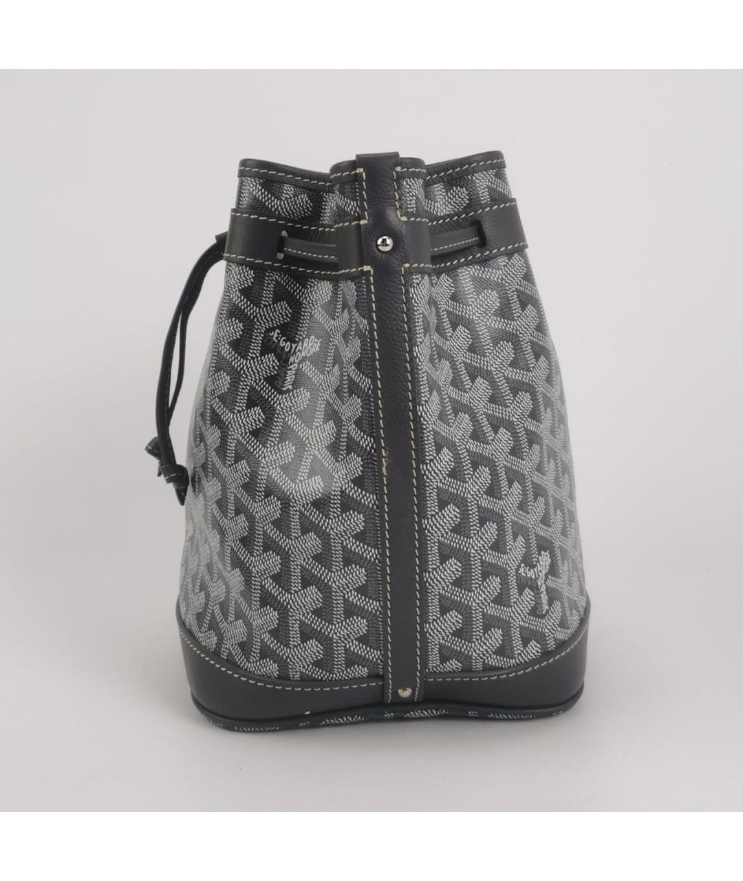 GOYARD Серая кожаная сумка тоут, фото 2